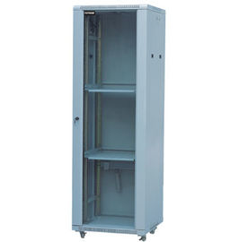 Chiny Szafa ze szklanymi drzwiami Szafa serwerowa o głębokości 100 mm Stal walcowana na zimno z wykończeniem proszkowym YH2002 dostawca