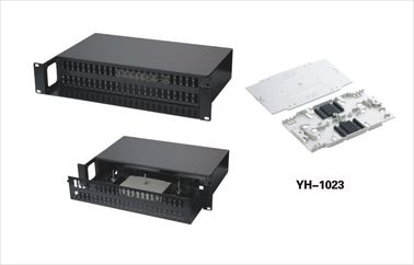 Chiny Trwały panel światłowodowy 48 Port 2U SC Duplex Adapter do sieci telekomunikacyjnej YH1013 dystrybutor
