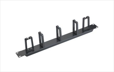 Chiny 1U 19-calowy metalowy panel do montażu kabli w szafie Metalowy kabel D-ring5 YH4028 dostawca