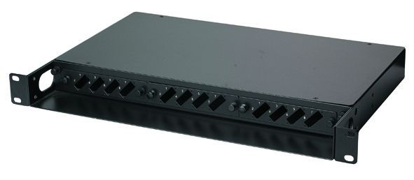 Wysokiej jakości panel z płatkami włóknistymi 24 port, LC / Duplex SC Fiber Optic Termination Box YH1005