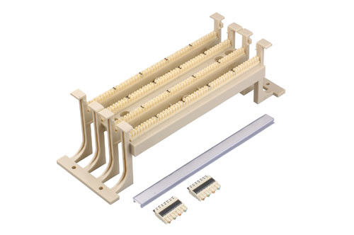Podstawa okablowania telefonu 100 Pary 110 Termination Block Patch Panel dla komunikacji sieciowej YH7036