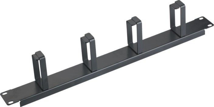 1U Rack Sieciowy pasek zarządzania kablami Poziomy organizer kabli Łatwa w demontażu YH4032