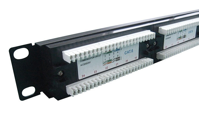 Patch panel sieci UTP 24-portowe panele Patch Cat6 do okablowania sieci LAN YH4010